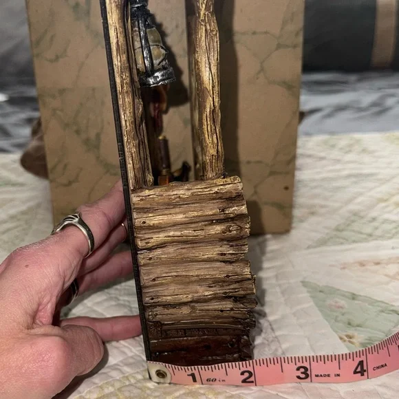 Rustic Western Light Up Picture Frame Cowboy Ranch Decor Lantern Cowhand Cabin - Picture 9 of 11